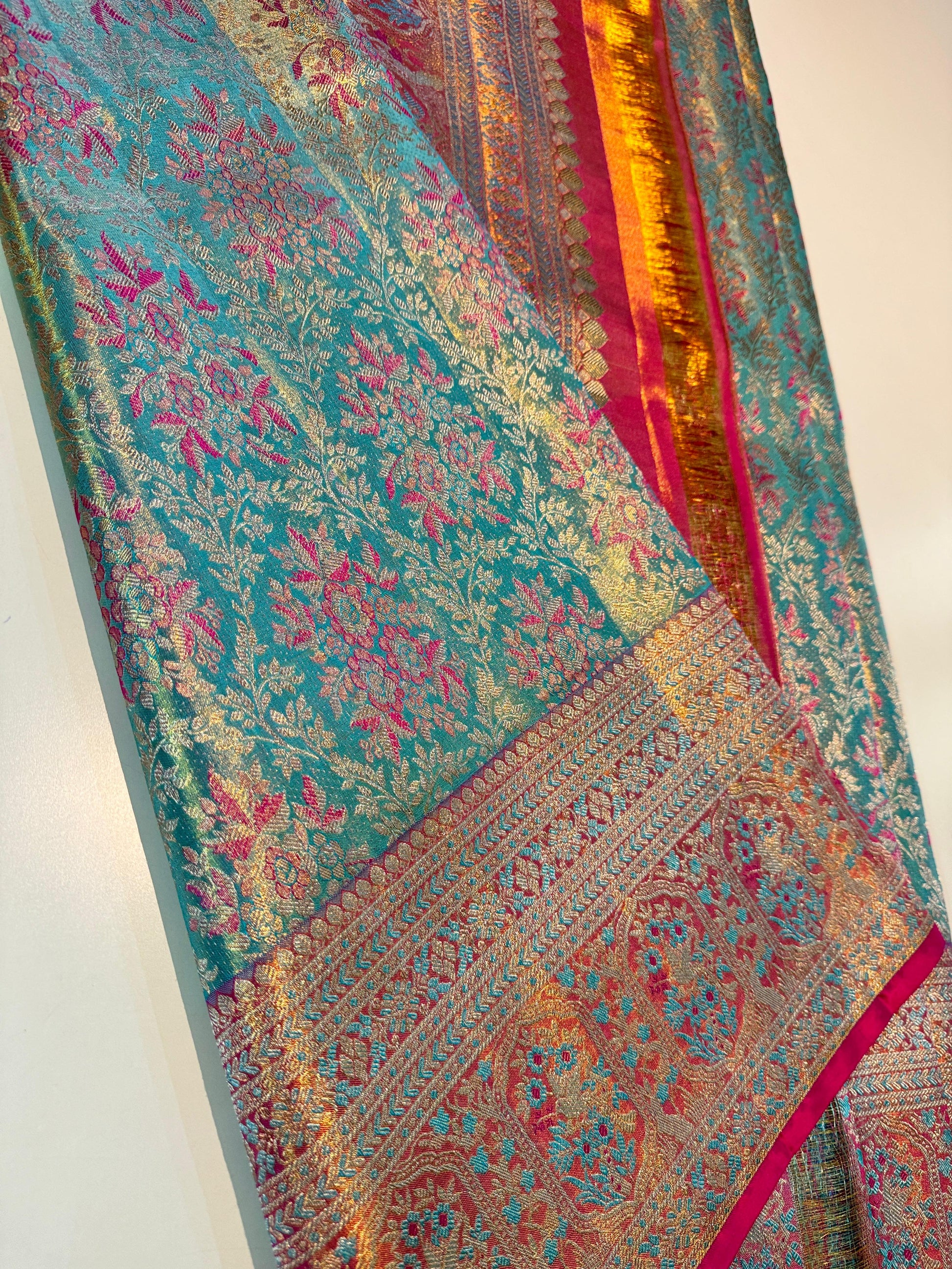 Product Image - Exclusive Pure Kanchipuram Silk Saree with Gold Jari for Wedding & Festive Wear