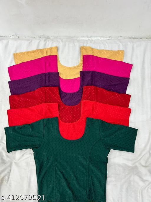 Product Image - Elegant Stretchable Blouses for Effortless Style - 1
