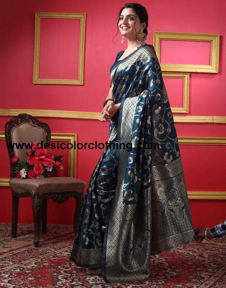 Rama Silk Plain Saree