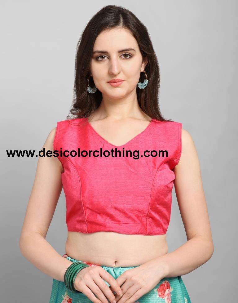 Refreshing Teal Coloured Poly Silk Digital Printed Casual Wear Lehenga | SLV102L10172