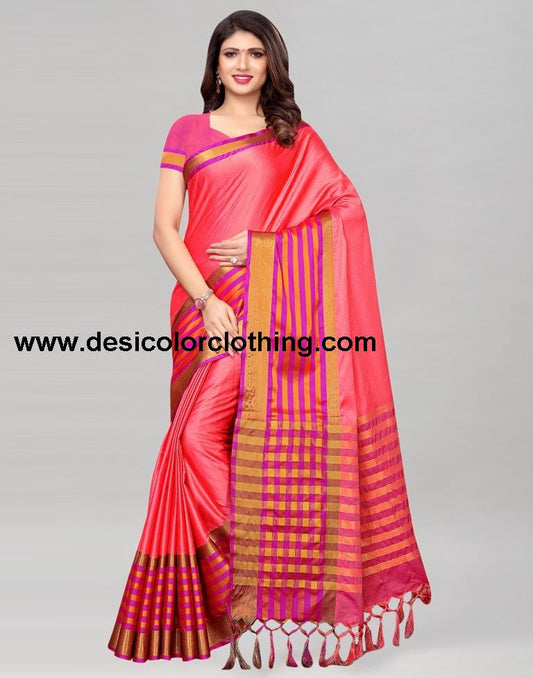 Pink Silk Saree | 998S629