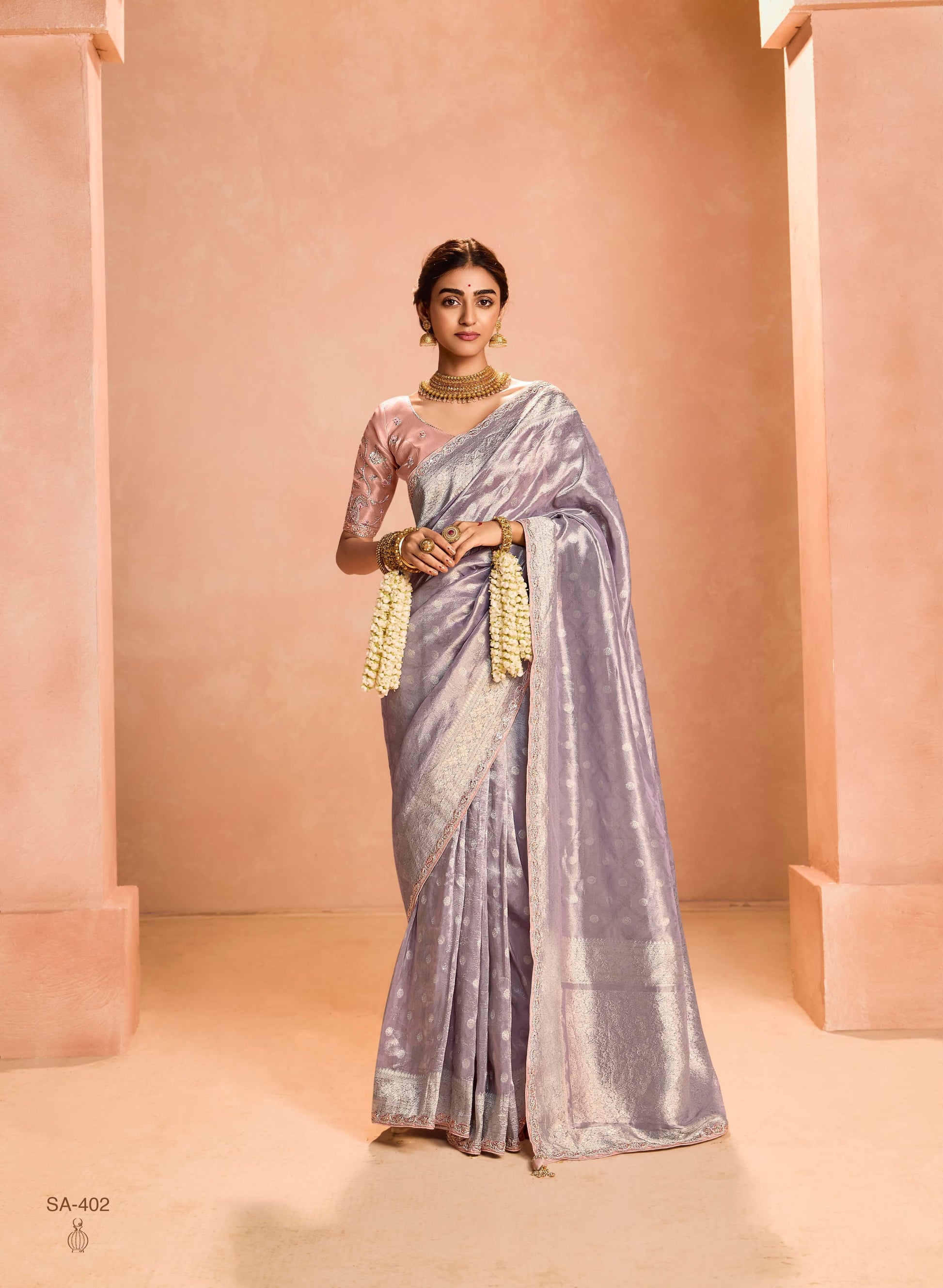 Product Image - Exquisite Soft Silk Saree with Dual Zari Weaving Design