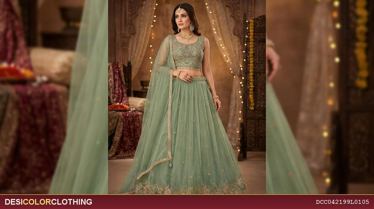 Product Image - Elegant Designer Heavy Stone Work Lehenga - Limited Edition - 2