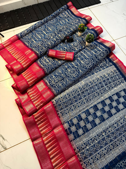 Product Image - Designer Bandhej Special Saree