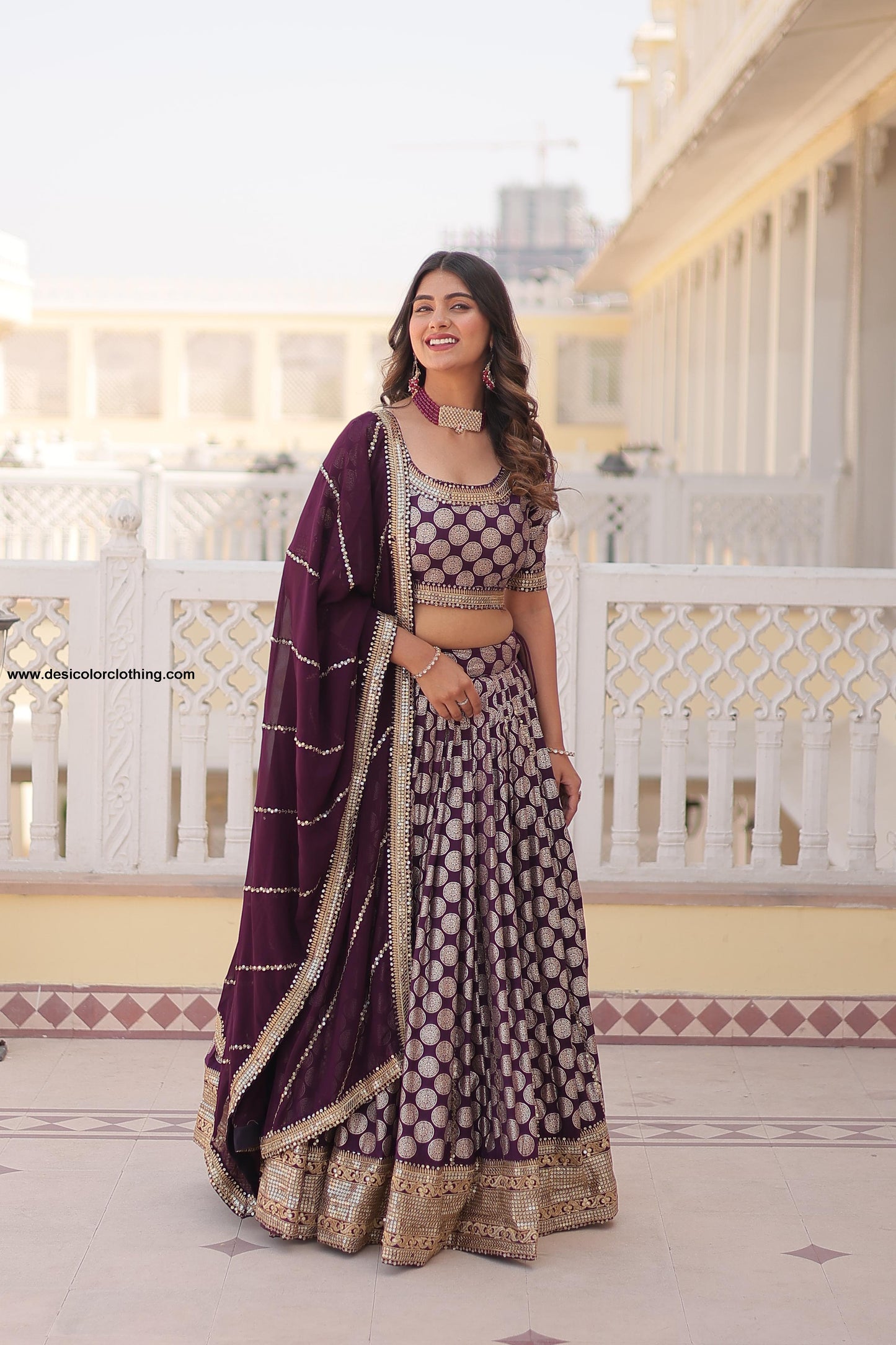 Georgette Saree Viscose Georgette Saree Additional Work With Contrast Viscose Georgette Blouse