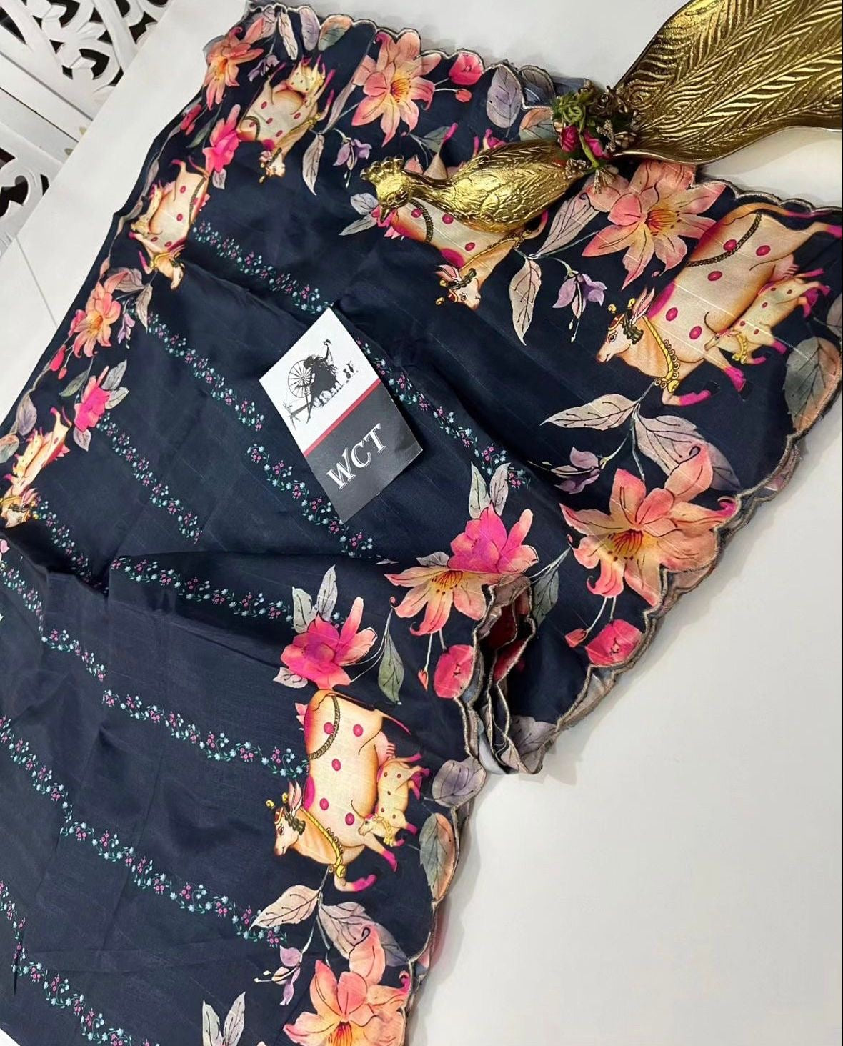 Beautiful digital print saree