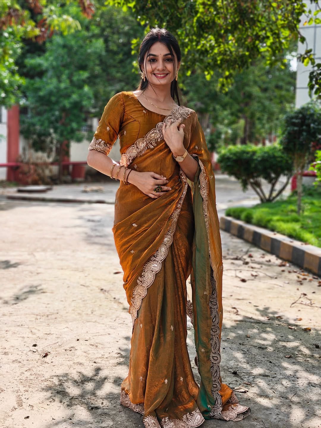 Designer Space Silk Sarees – Elegant Collection