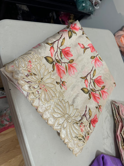 Elegant Floral Tussar Sarees – Timeless Beauty for Special Occasions