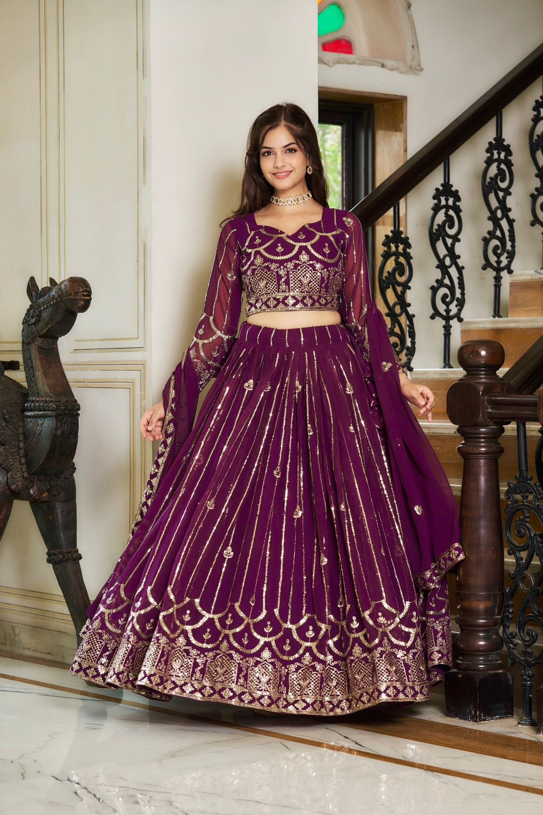 Elegant Fully Stitched Lehengas - Ready-to-Wear Glamour for Every Occasion