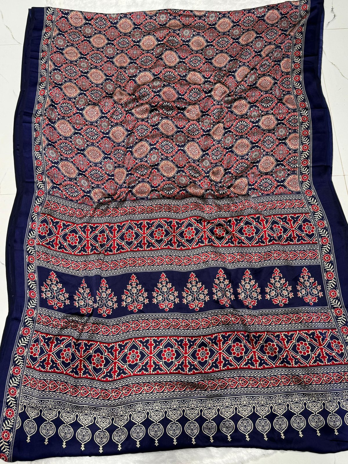 Product Image - Elegant Semi Gajji Bandhej Silk Saree - Perfect Ethnic Wear