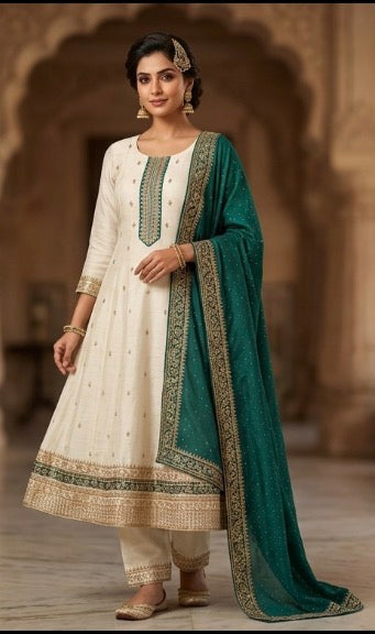 Product Image - Elegant Designer Anarkali Suits for Wedding and Party Wear - 1