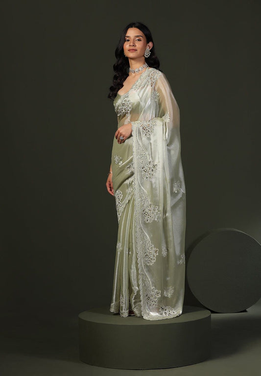 Product Image - Elegant Designer Georgette Saree for Weddings & Festive Wear