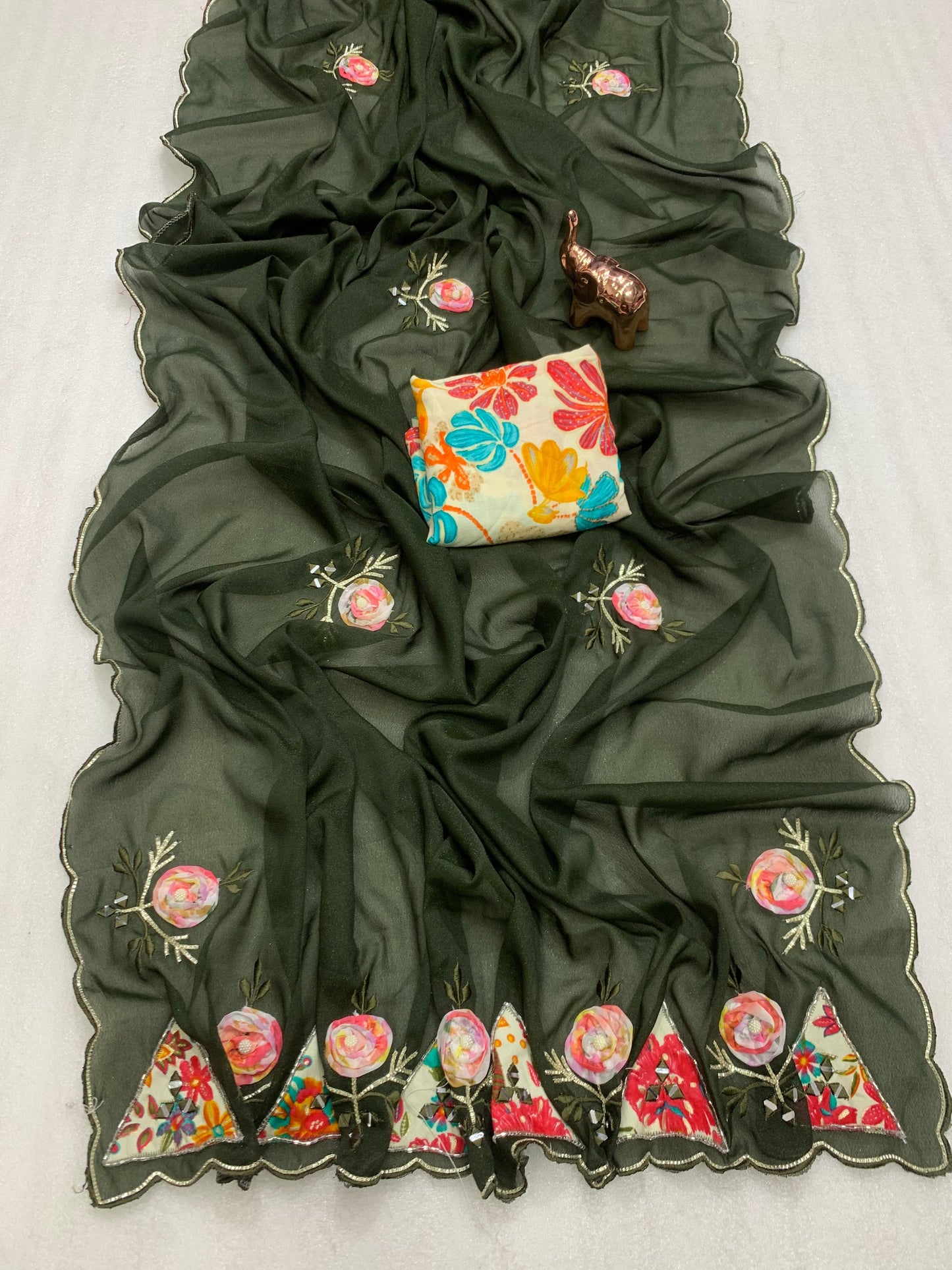 Product Image - Samosha Star Georgette Designer Saree