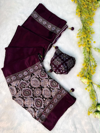 Product Image - Elegant Ajark Sarees for Every Occasion - 2
