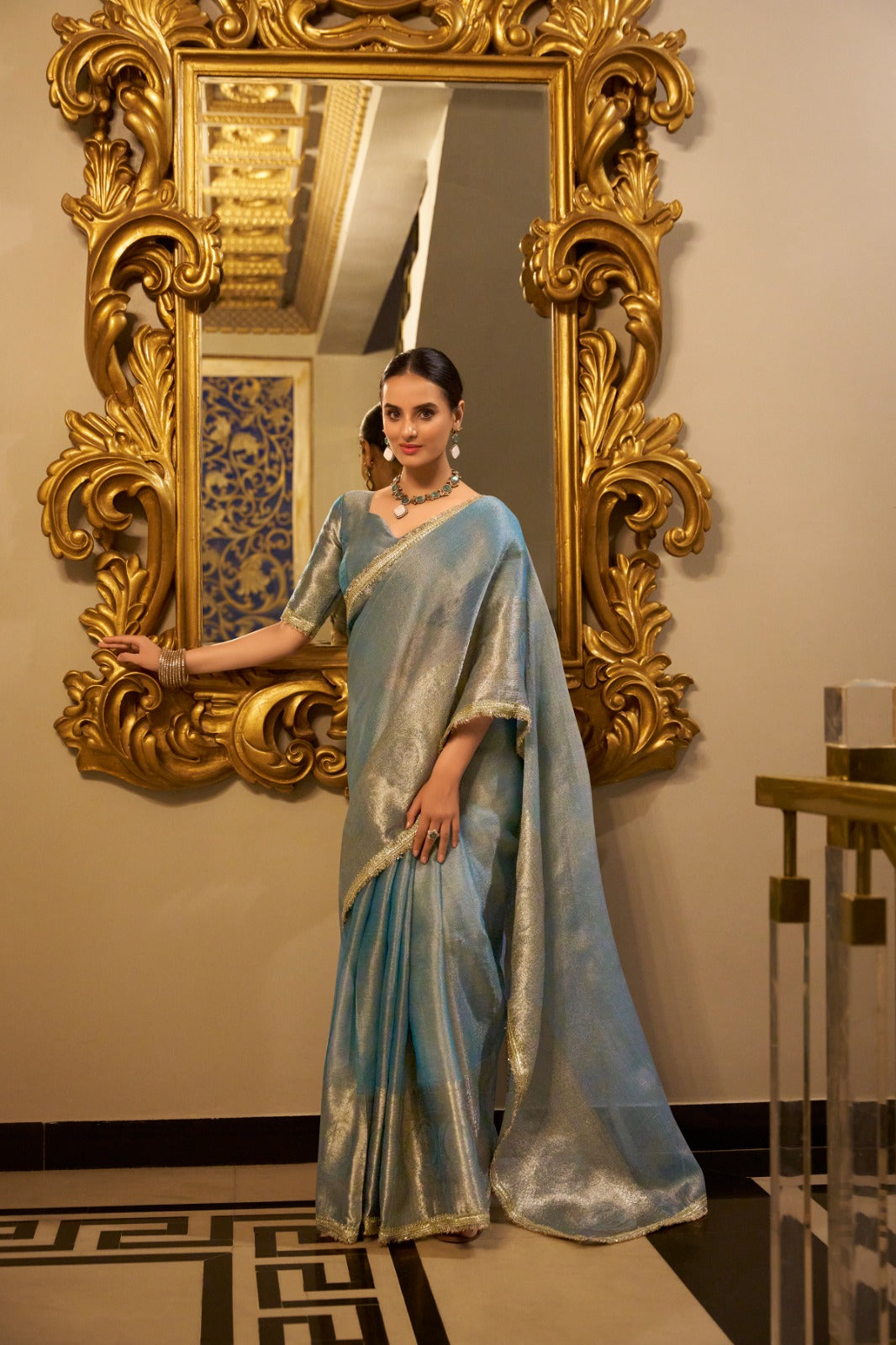 Product Image - RANI SA Shimmering Zari Designer Saree Collection