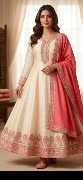 Product Image - Elegant Designer Anarkali Suits for Wedding and Party Wear - 1