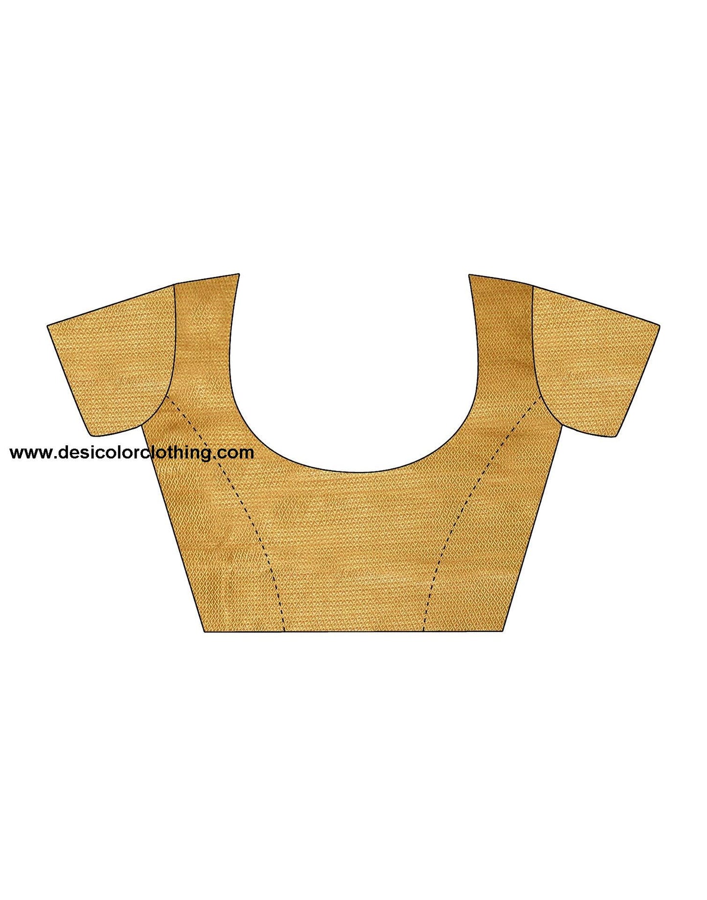 Yellow Plain Silk Saree