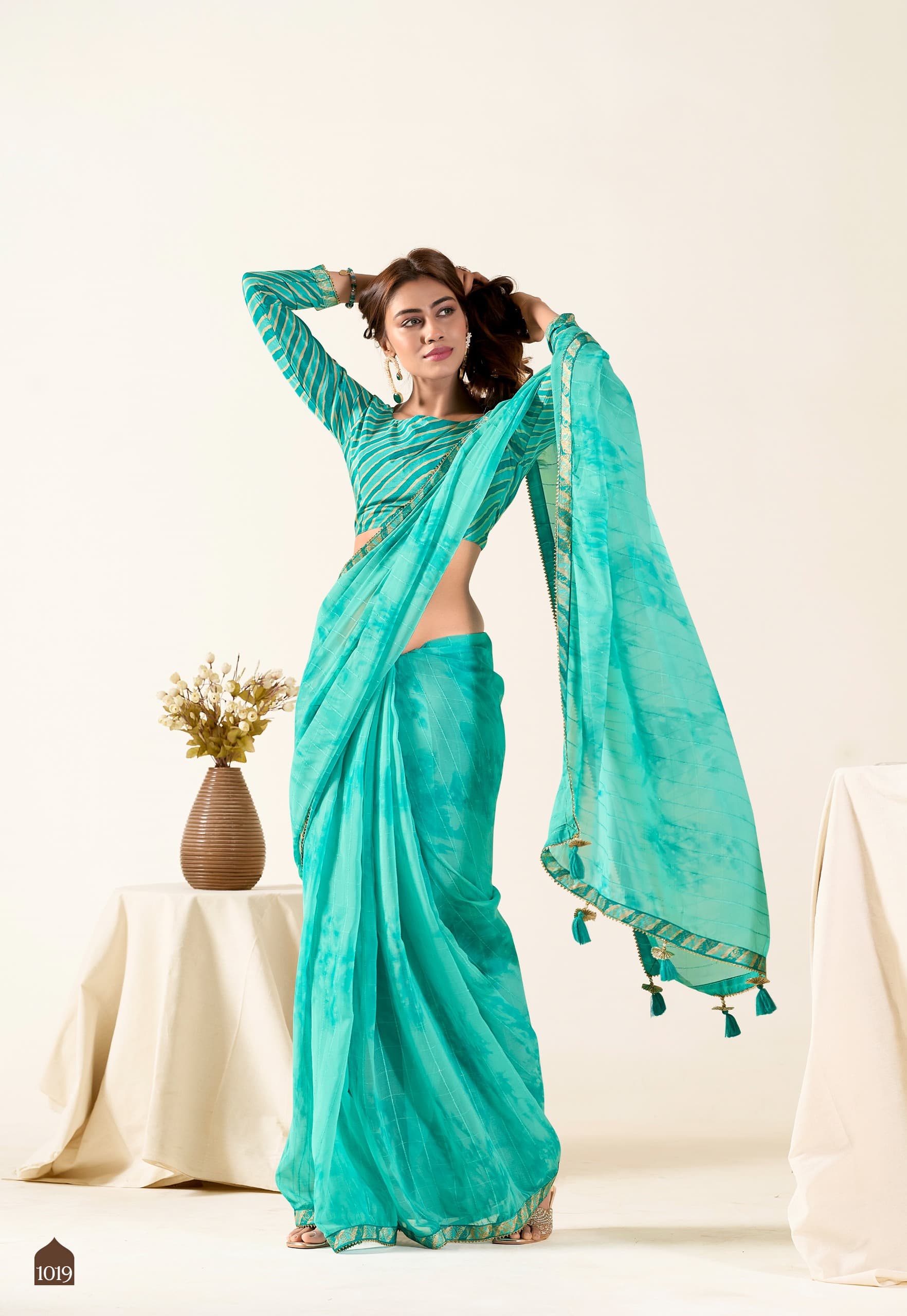 Product Image - Designer Georgette Saree: Perfect for Festive & Wedding Occasions