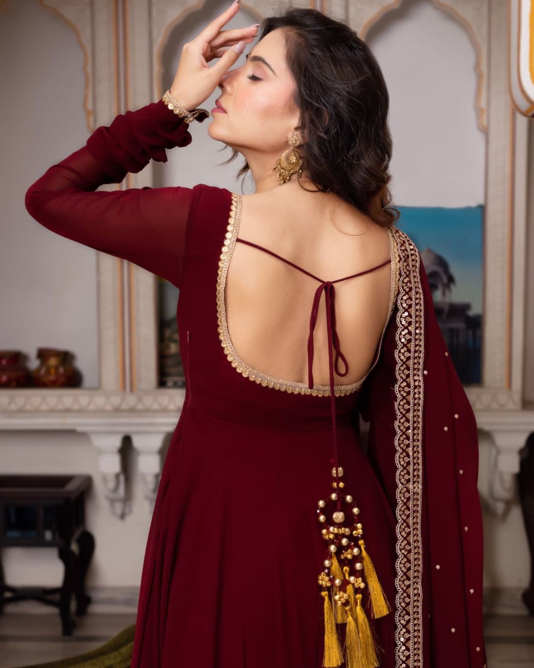 Product Image - Designer Kediya Style Lahenga Set - Ready to Wear Ethnic Wear