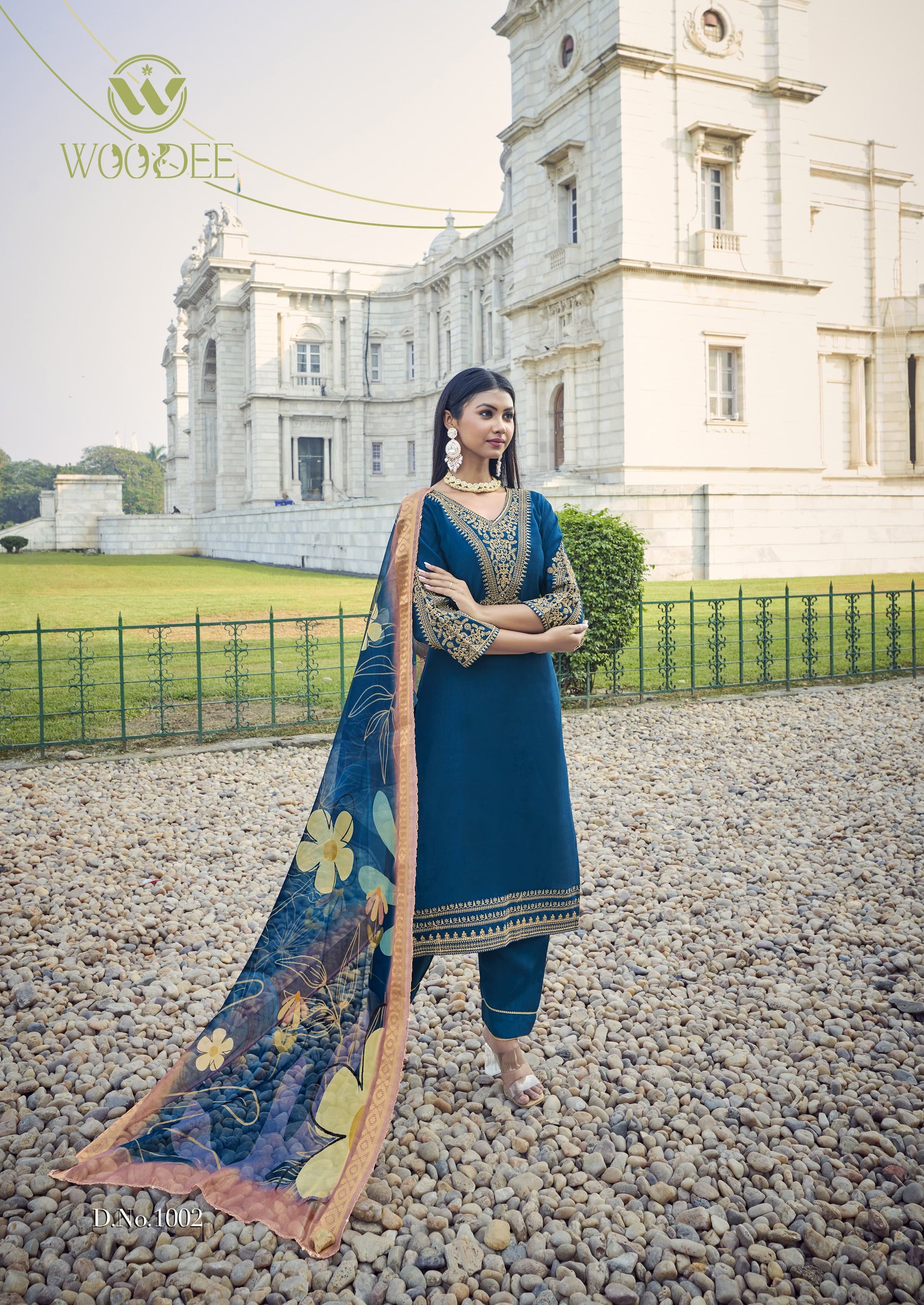 Product Image - Elegant VEDA Designer Saree - Premium Festive Attire