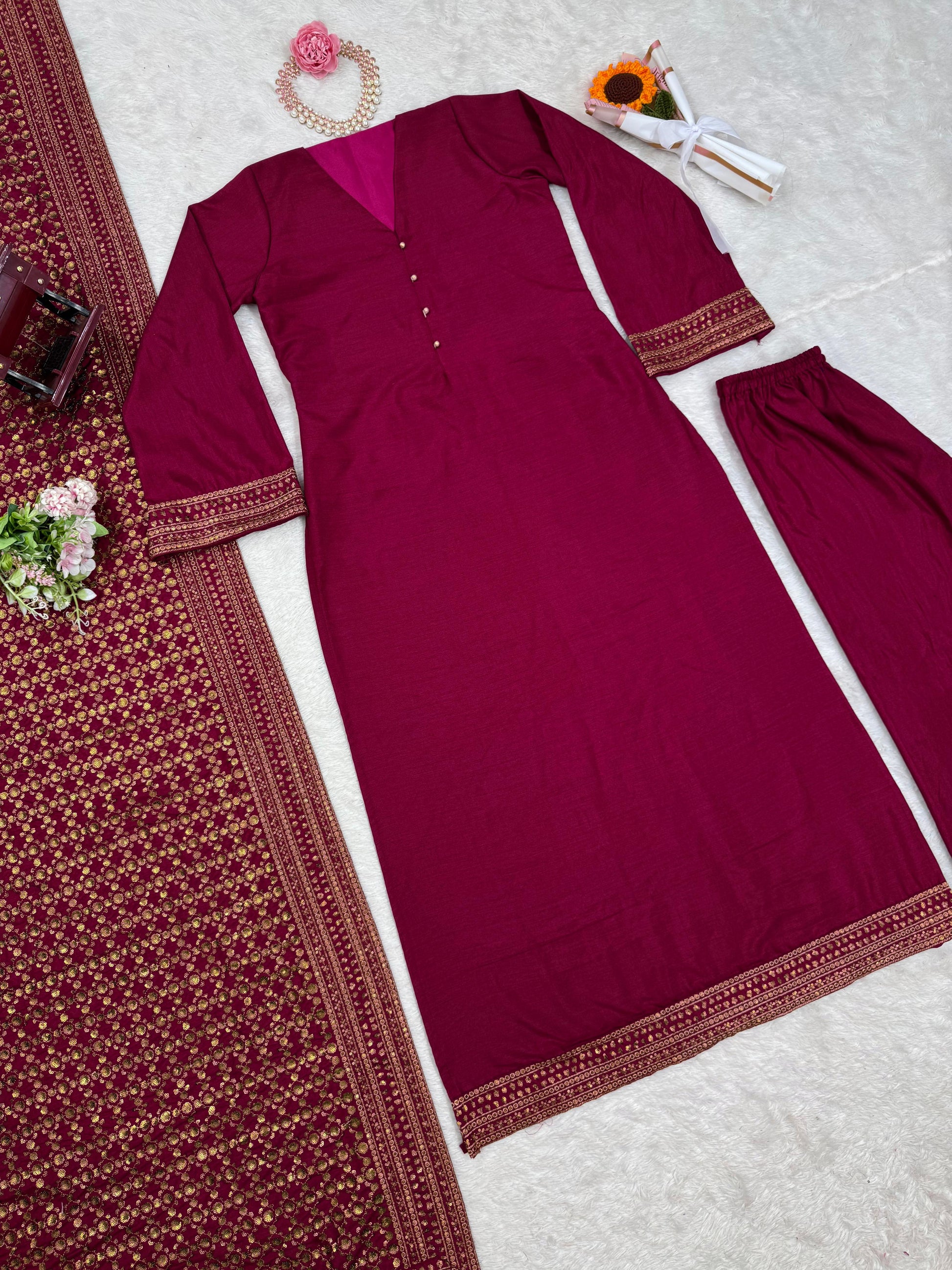 Product Image - Exquisite Designer Saree in Monsoon Silk - Perfect for Festive Wear