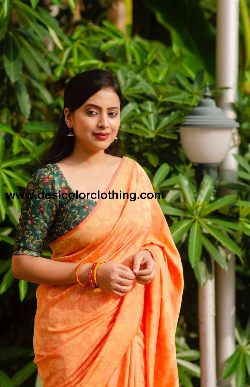 Soft Silk Self Woven Jacquard Saree**