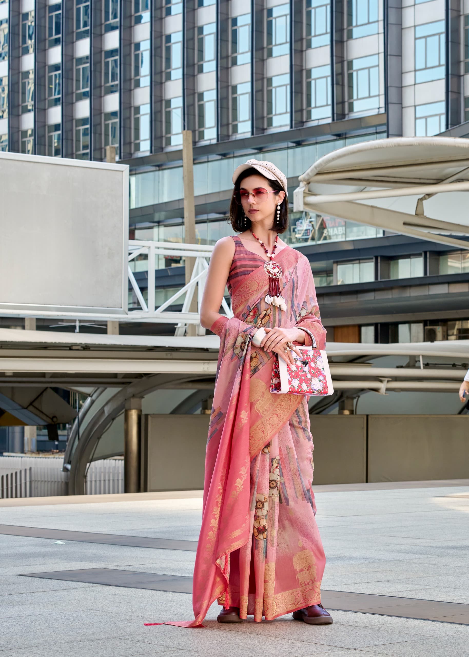 Product Image - Elegant Designer Pichwai Saree in Handloom Modal Silk