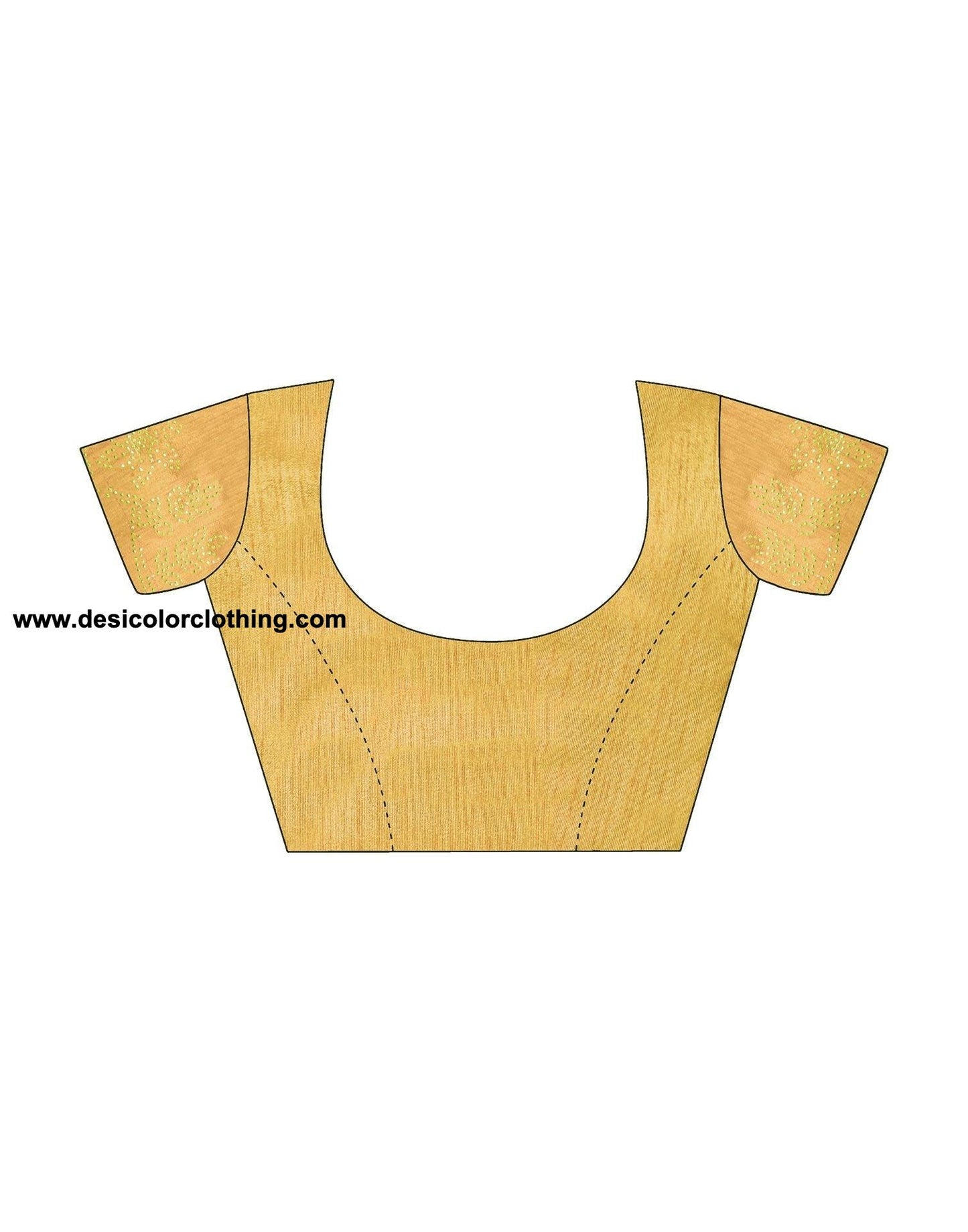 Yellow Printed Chiffon Saree