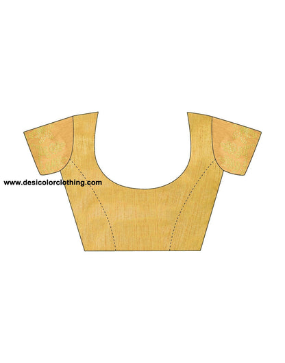 Yellow Printed Chiffon Saree