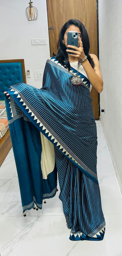 Product Image - Designer Georgette Saree for Weddings and Festive Occasions