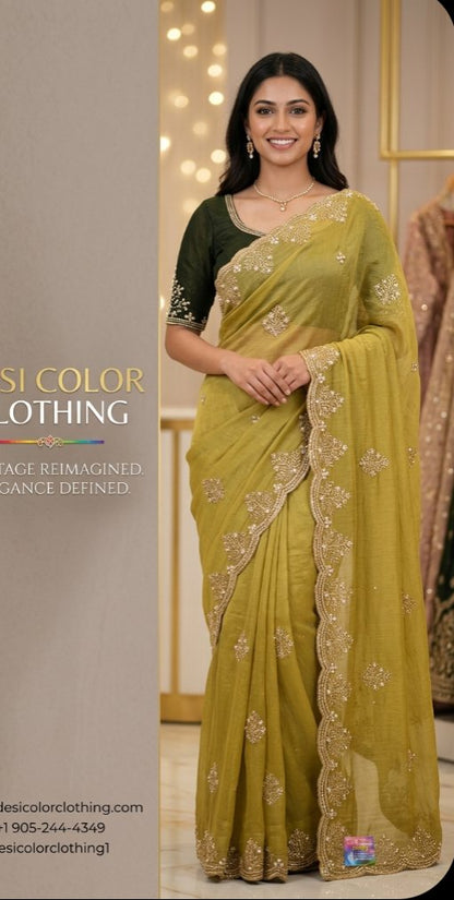 Product Image - Elegant Designer Crushed Sarees for Every Occasion - 5
