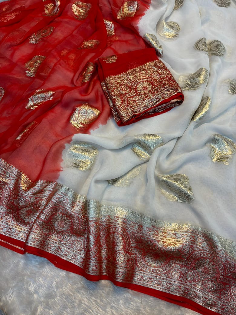 Product Image - Viscose Georgette Designer Saree