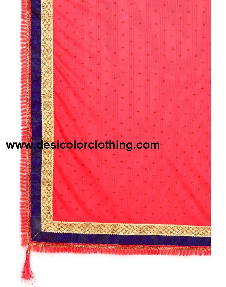 Pink Coloured Lycra Foil Printed Casual saree