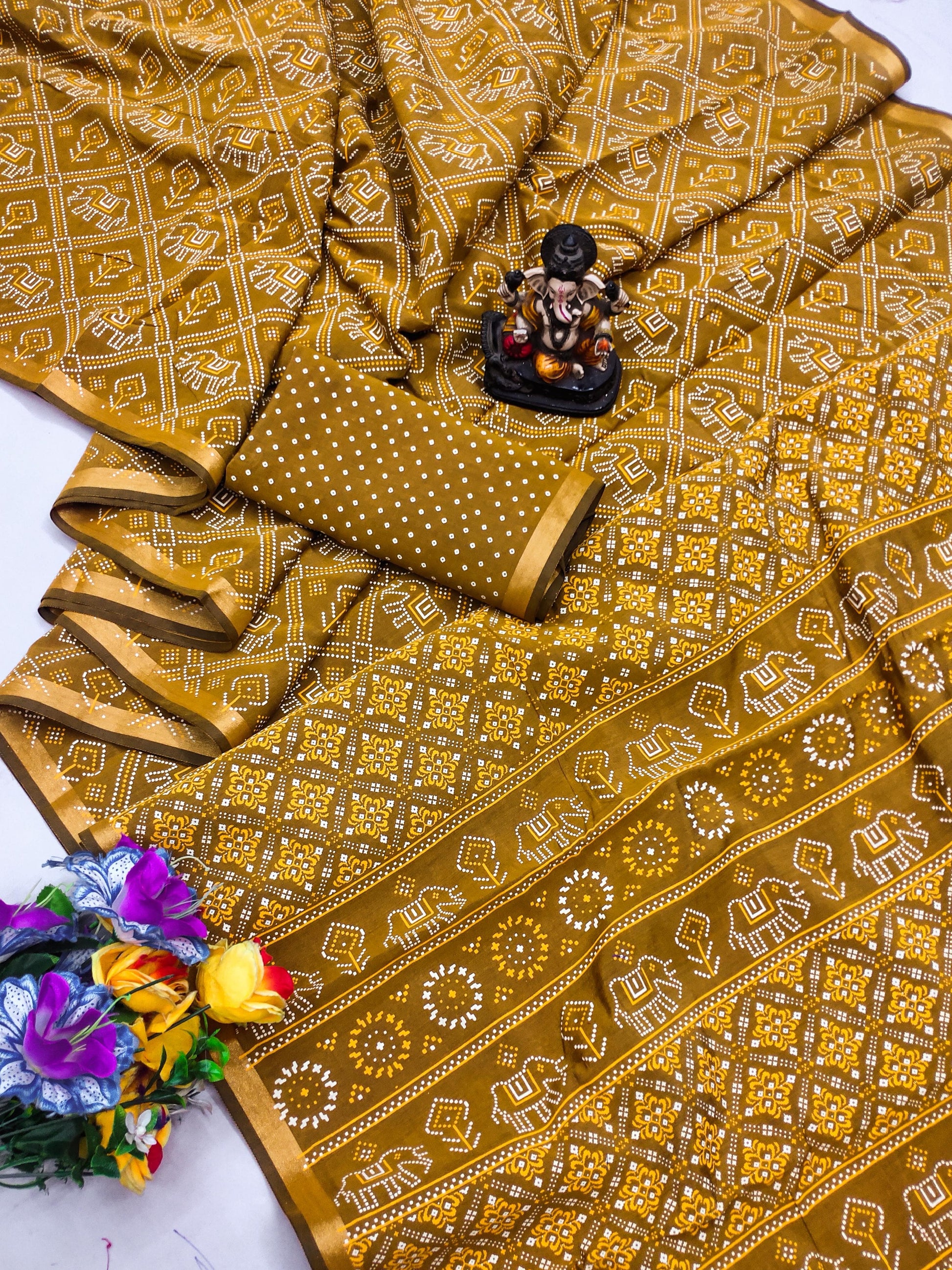 Product Image - Designer Georgette Saree - Premium Boutique Collection