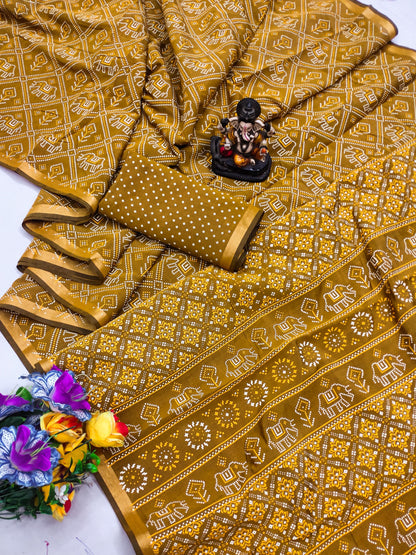 Product Image - Designer Georgette Saree - Premium Boutique Collection