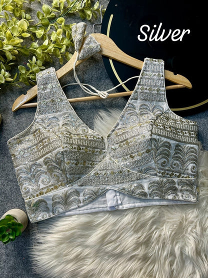 Product Image - Silver Codding Designer Saree