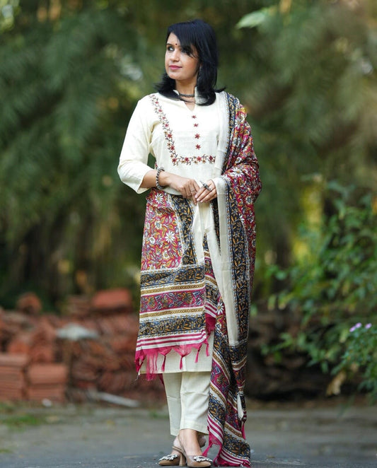 South Silk with Embroidery Work suits