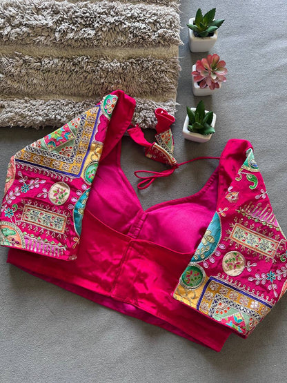 Product Image - Elegance Redefined: Pure Natural Crepe Designer Saree
