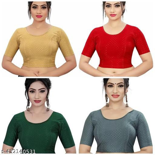 Stretchable Readymade Blouses – Perfect Fit, Maximum Comfort