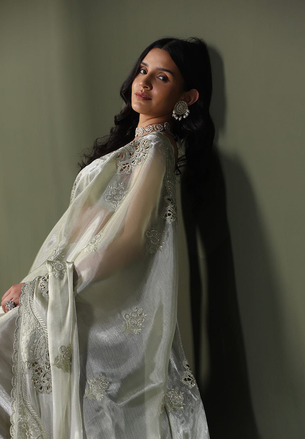 Product Image - Elegant Designer Georgette Saree for Weddings & Festive Wear
