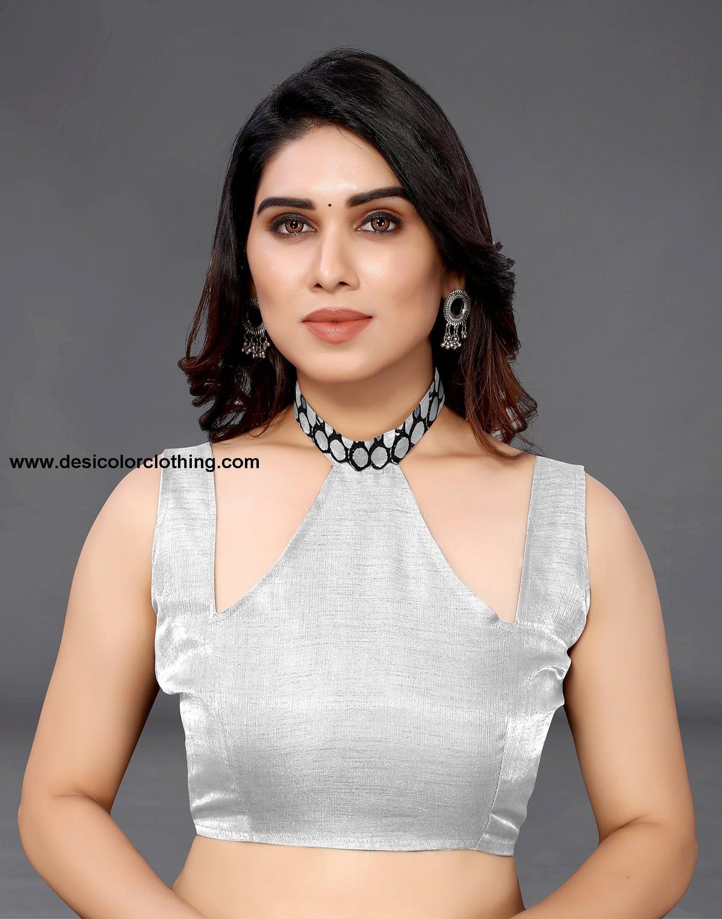 Black Georgette Mirror Work Saree