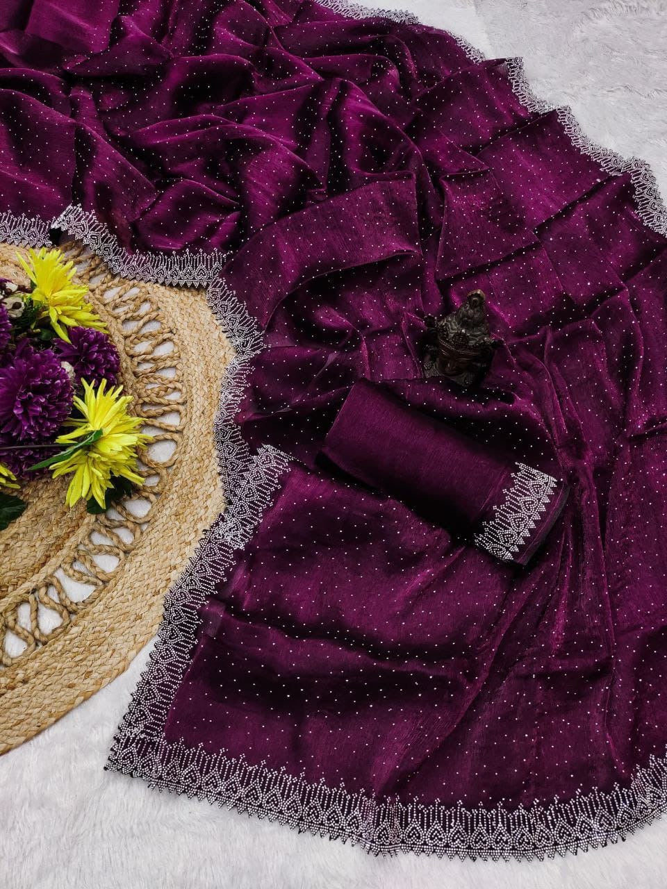 Party Wear & Wedding Ready made Sarees DesiColorClothing