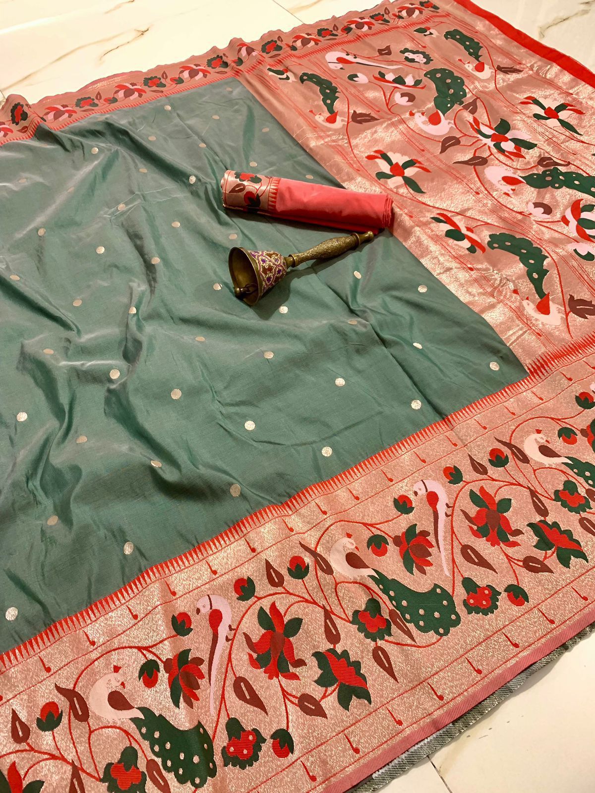 Product Image - Exquisite Pure Silk Kanchivram Saree