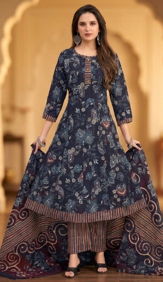 Product Image - Summer Ready Cotton Anarkali Suits for Women - 1