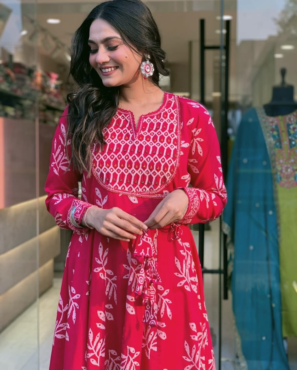 Product Image - Designer Cotton Kurti with Dupatta | Premium Ethnic Wear for Festive Occasions