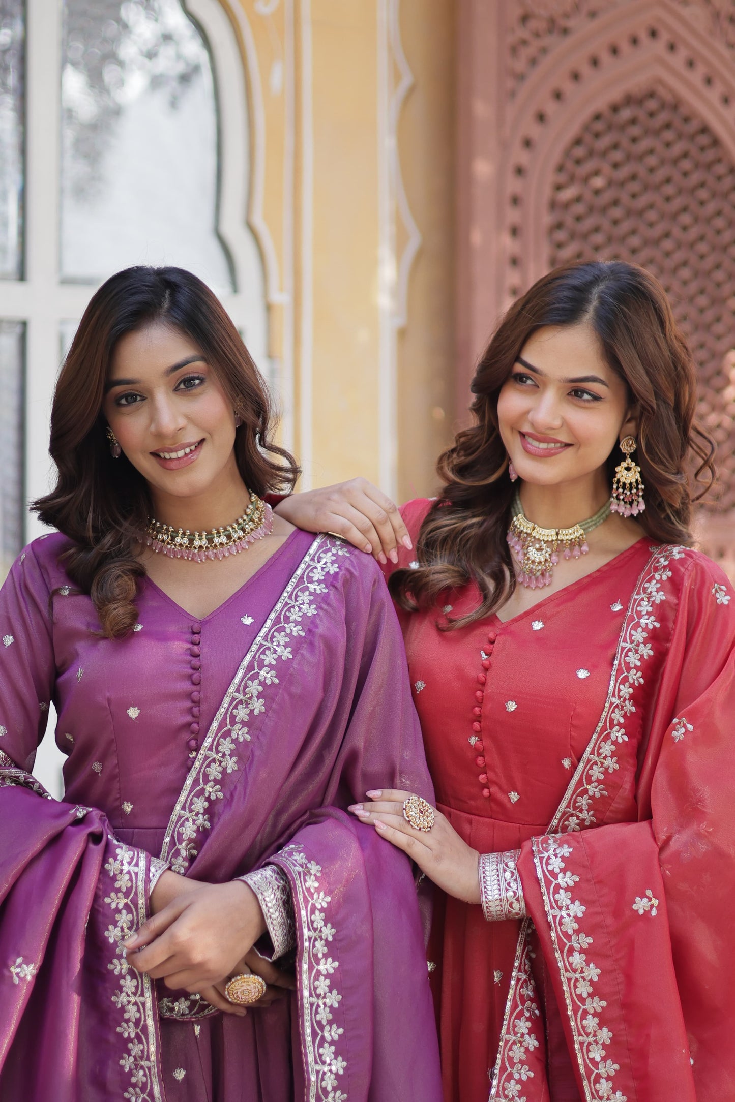 Product Image - Premium Readymade Gown with Dupatta Set