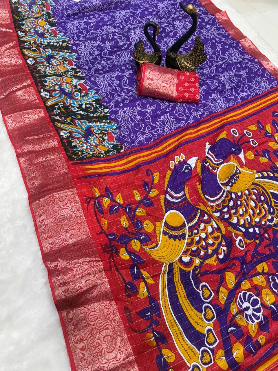 Product Image - Designer Mangalagiri Dola Sarees