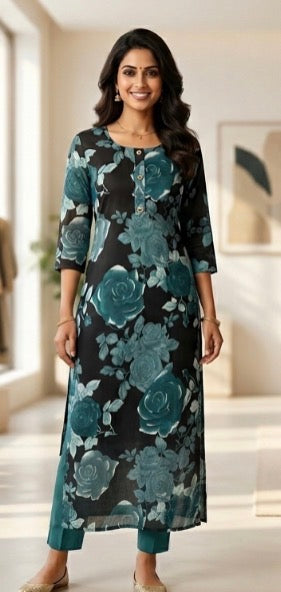 Product Image - Foral Kurtis tops - 3