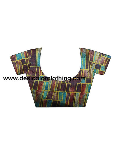 Turmeric Silk Printed Saree