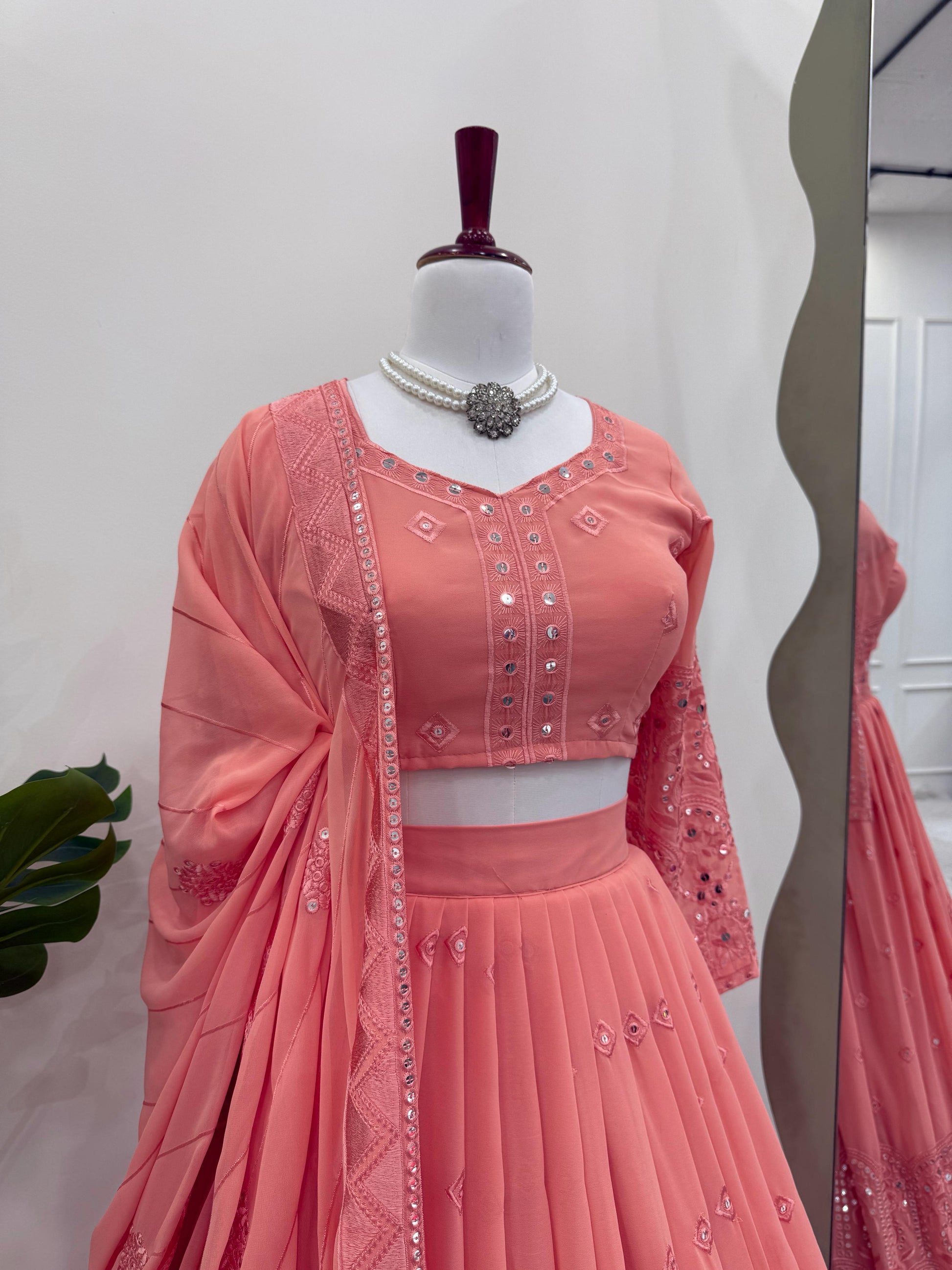 Product Image - QRC Series Designer Georgette Saree